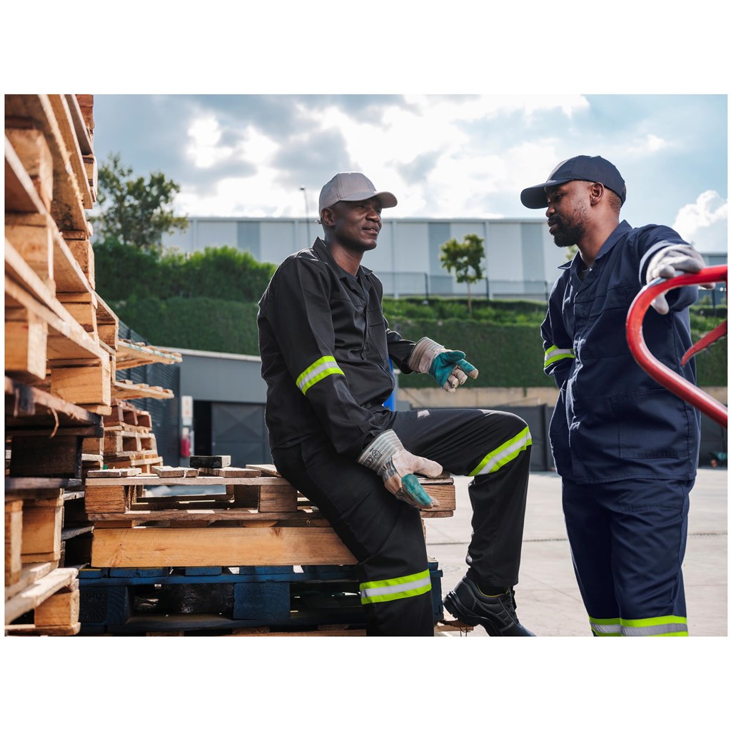 Trade Polycotton Conti Suit - Reflective Arms & Legs - Yellow Tape - Image 7