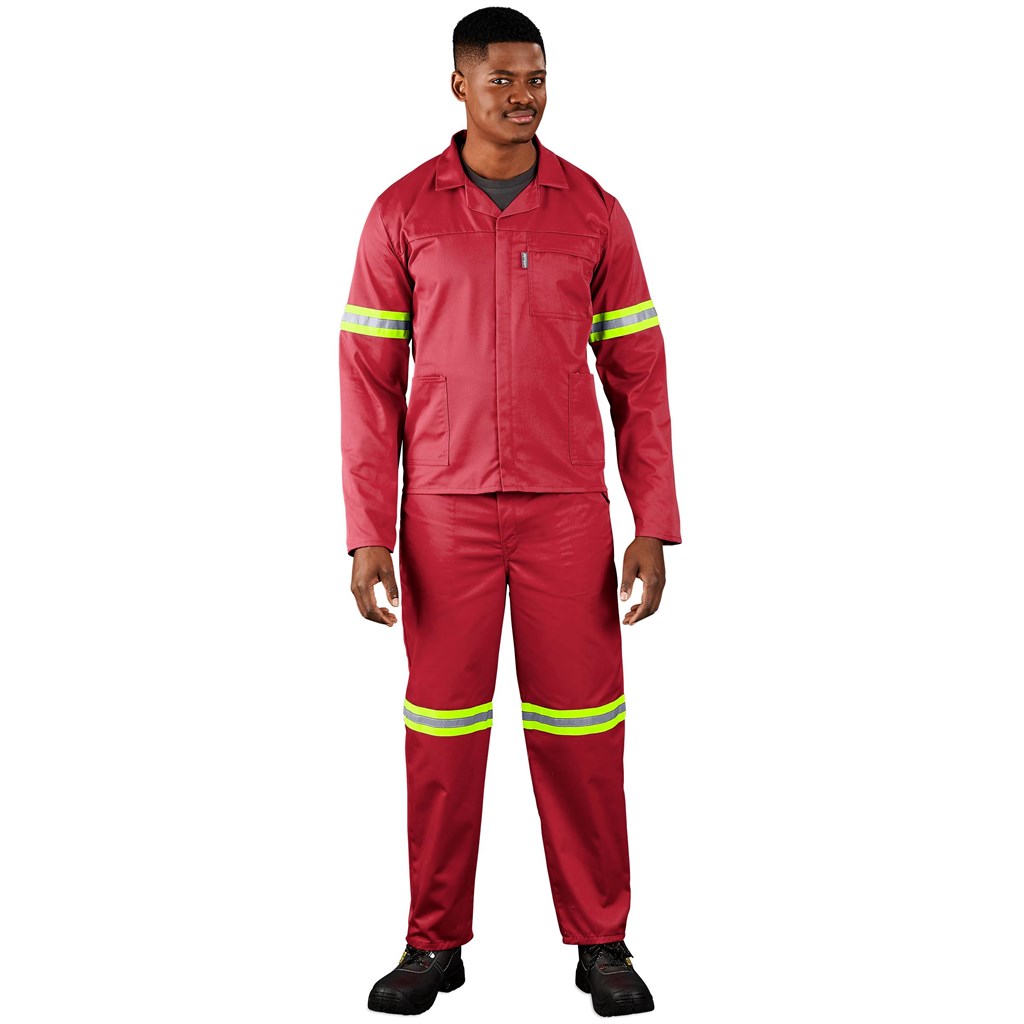 Trade Polycotton Conti Suit - Reflective Arms & Legs - Yellow Tape - Image 5