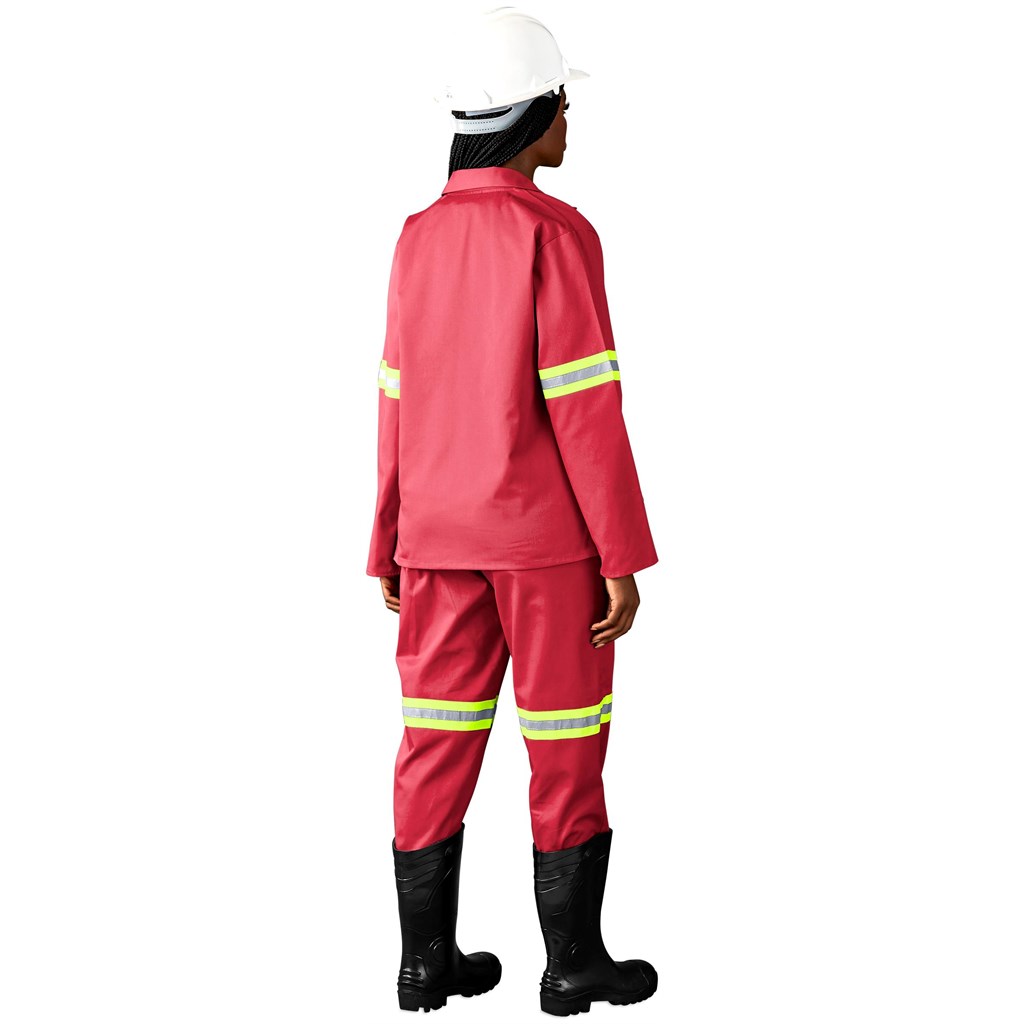 Trade Polycotton Conti Suit - Reflective Arms & Legs - Yellow Tape - Image 2