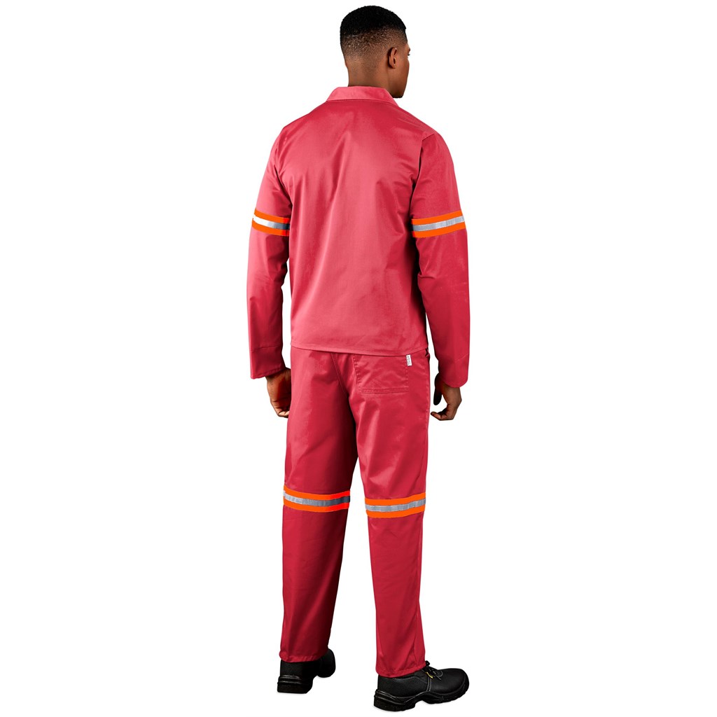 Trade Polycotton Conti Suit - Reflective Arms & Legs - Orange Tape - Image 5