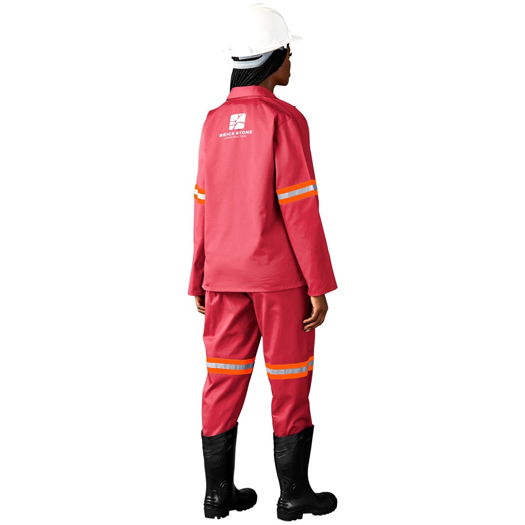 Trade Polycotton Conti Suit - Reflective Arms & Legs - Orange Tape - Image 8
