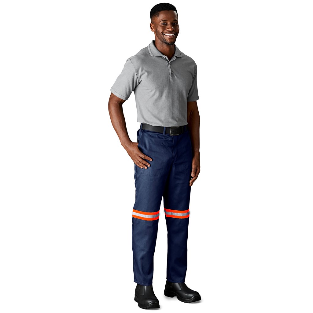 Trade Polycotton Pants - Reflective Legs - Orange Tape - Image 4