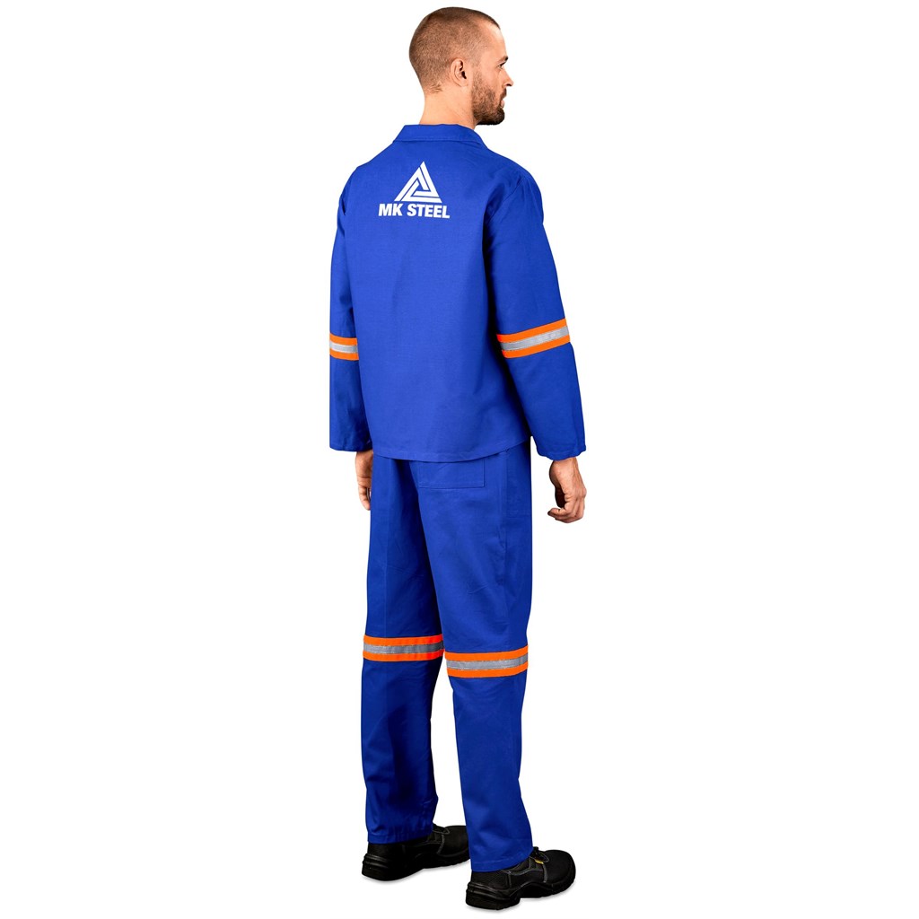 Technician 100% Cotton Conti Suit - Reflective Arms & Legs - Orange Tape - Image 6