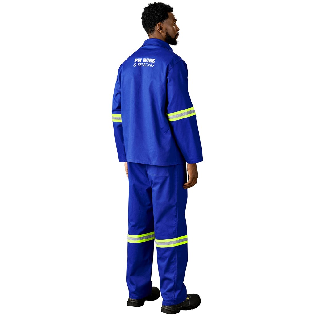 Artisan Premium 100% Cotton Jacket - Reflective Arms - Yellow Tape - Image 10