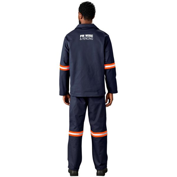 Artisan Premium 100% Cotton Pants - Reflective Legs - Orange Tape - Image 15