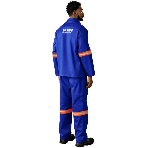 Artisan Premium 100% Cotton Pants - Reflective Legs - Orange Tape - Image 14