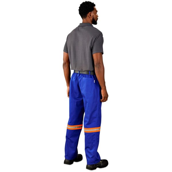 Artisan Premium 100% Cotton Pants - Reflective Legs - Orange Tape - Image 16