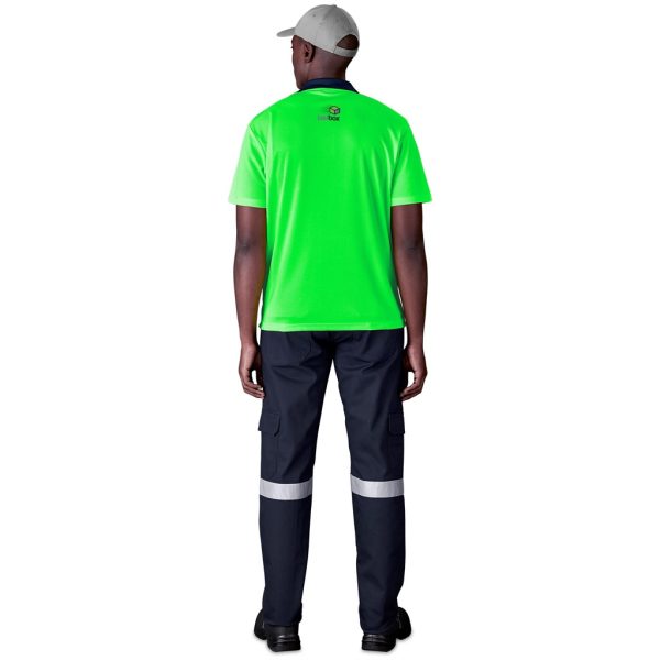 Inspector Two-Tone Hi-Viz Golf Shirt - Image 5