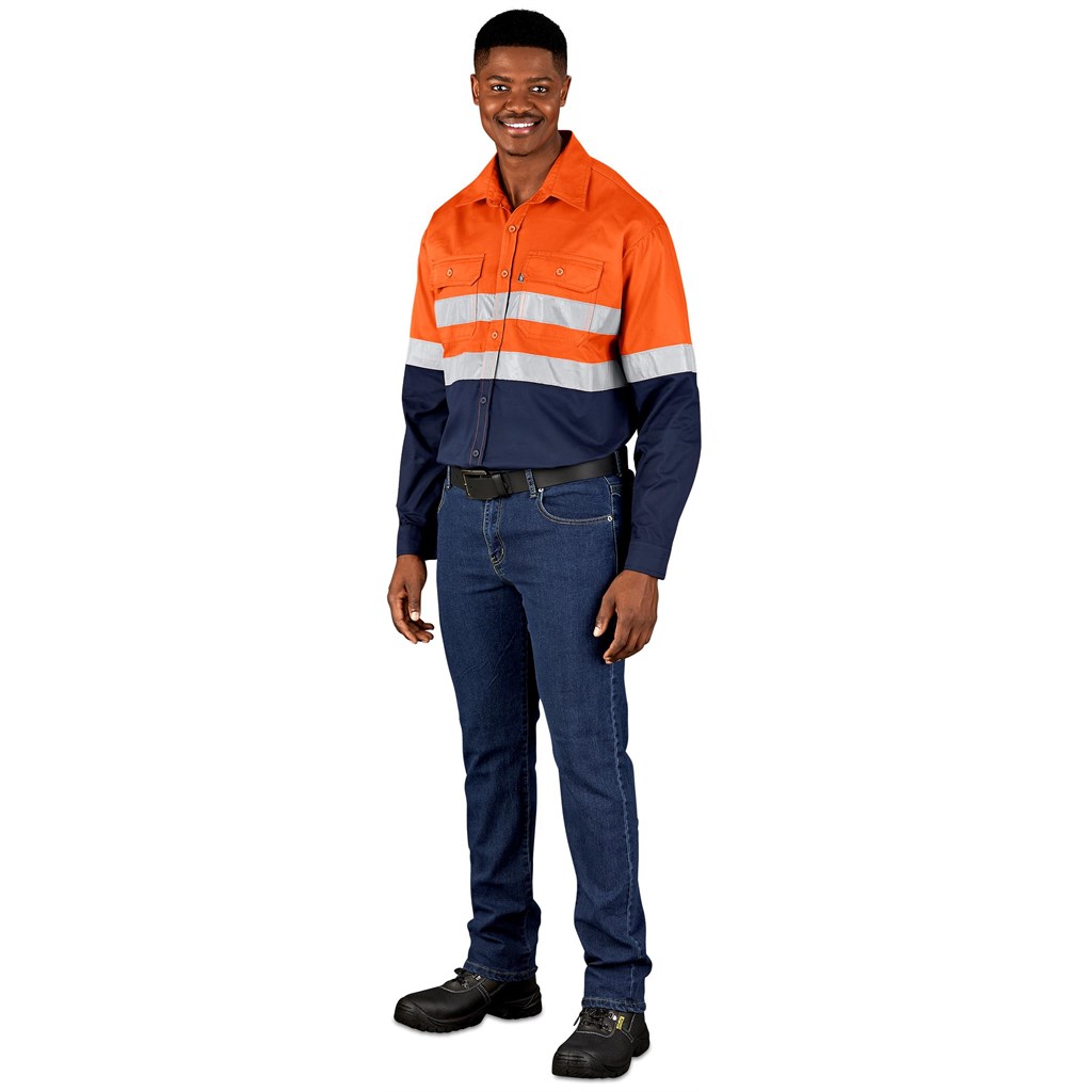 Access Vented Two-Tone Reflective Work Shirt - Image 6