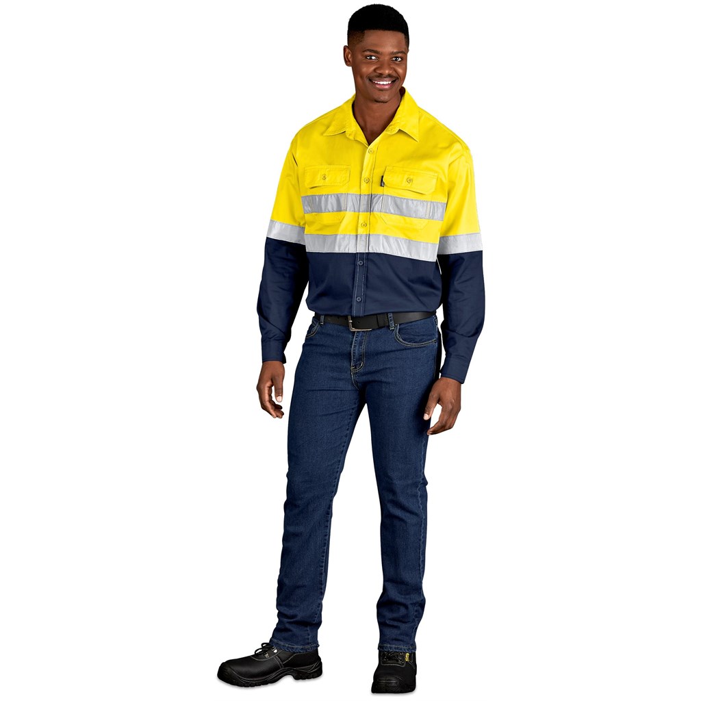 Access Vented Two-Tone Reflective Work Shirt - Image 7