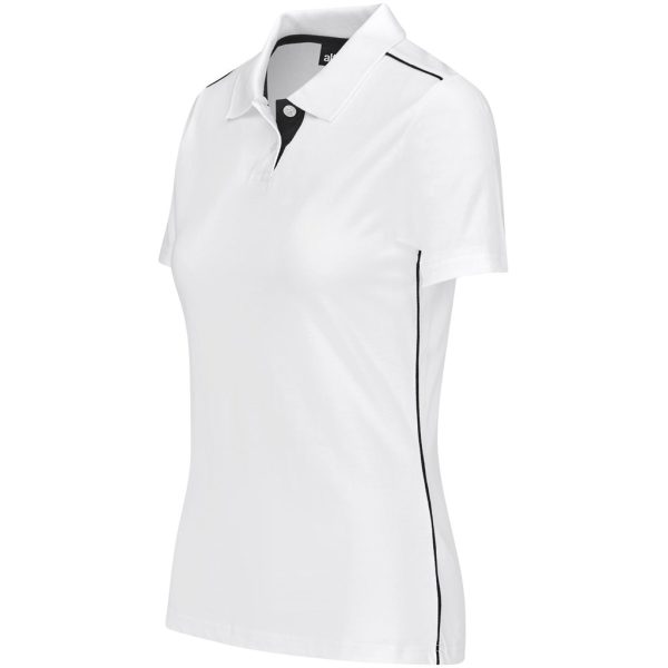 Ladies Galway Golf Shirt - White - Image 3