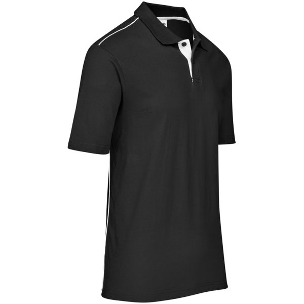 Mens Galway Golf Shirt - Black - Image 3