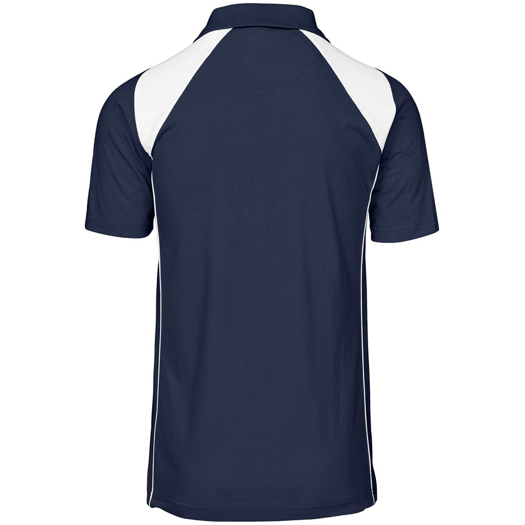 Mens Infinity Golf Shirt - Navy - Image 2