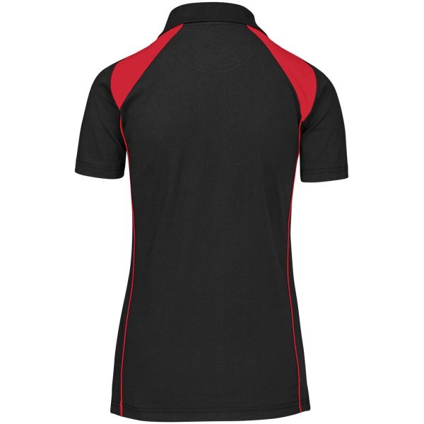 Ladies Infinity Golf Shirt - Black - Image 2