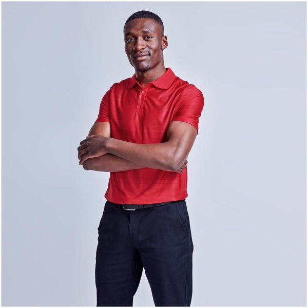 Mens Milan Golf Shirt - Image 4
