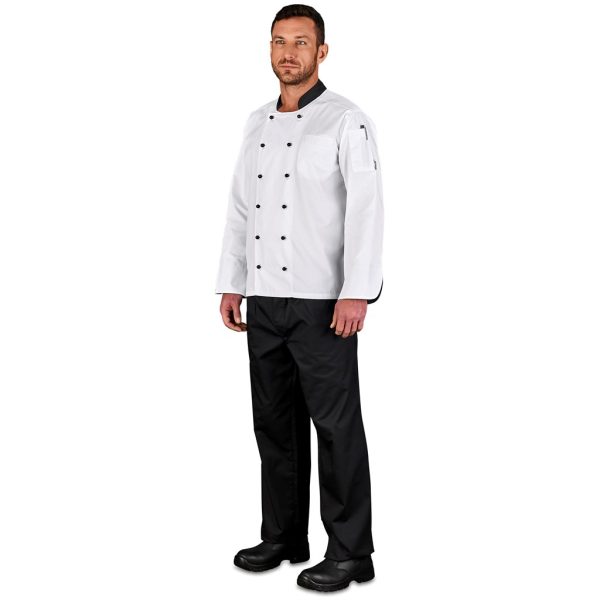 Unisex Long Sleeve Toulon Chef Jacket - Image 8