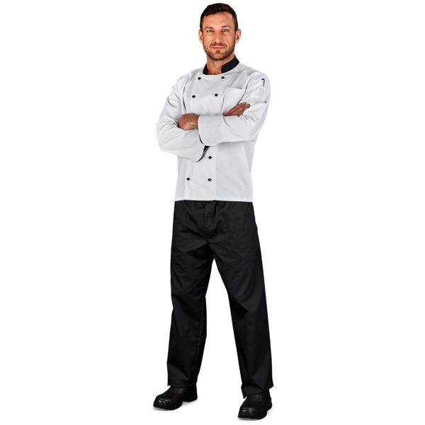 Unisex Long Sleeve Toulon Chef Jacket - Image 13