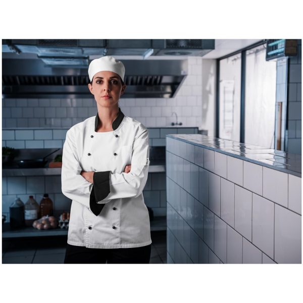 Unisex Long Sleeve Toulon Chef Jacket - Image 3