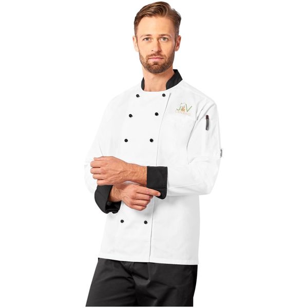 Unisex Long Sleeve Toulon Chef Jacket - Image 9