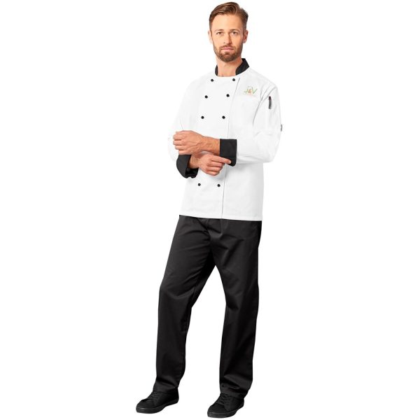 Unisex Long Sleeve Toulon Chef Jacket - Image 14