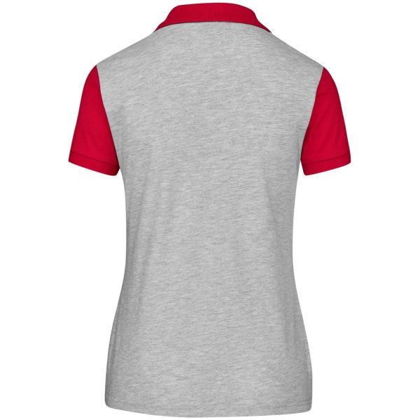 Ladies Urban Golf Shirt - Red - Image 2