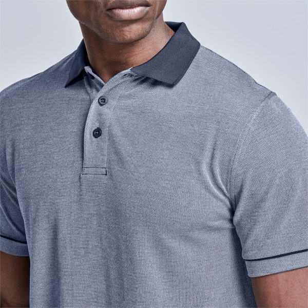 Mens Verge Golf Shirt - Blue - Image 3