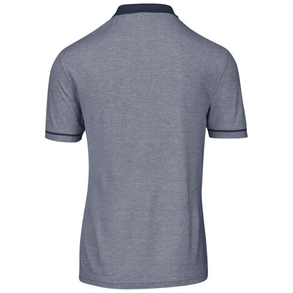Mens Verge Golf Shirt - Blue - Image 4