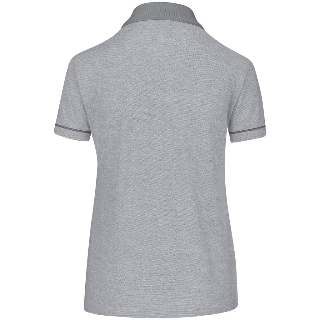 Ladies Verge Golf Shirt - Light Grey - Image 4