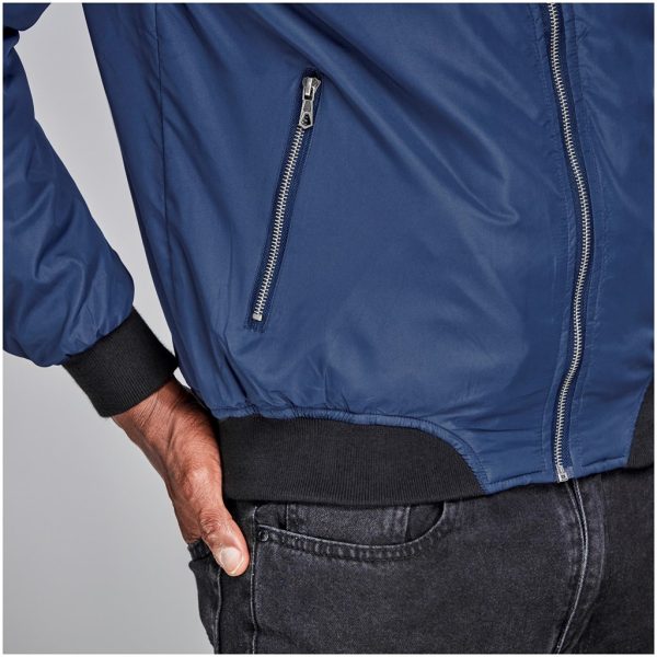 Mens Crusader Bomber Jacket - Navy - Image 4