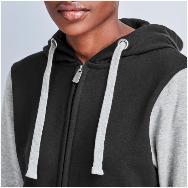 Ladies Princeton Hooded Sweater - Black - Image 2