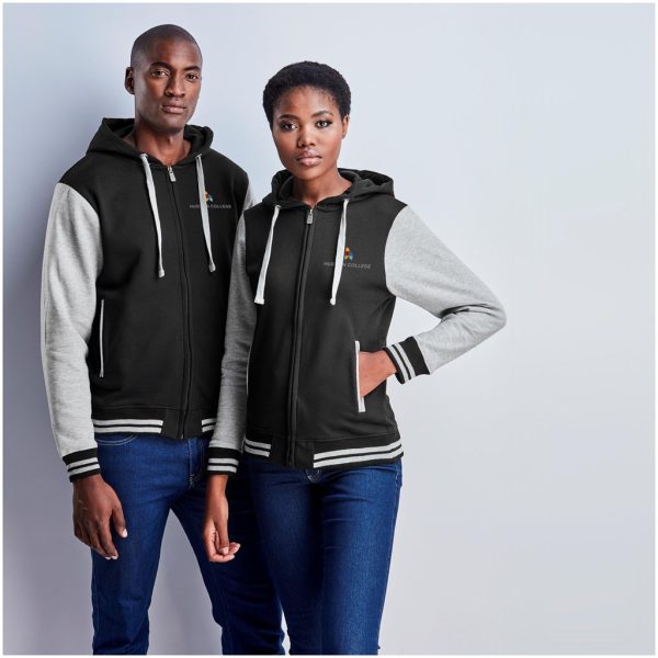 Ladies Princeton Hooded Sweater - Black - Image 5