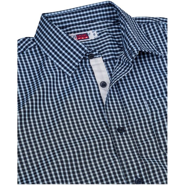 Ladies Long Sleeve Kenton Shirt - Navy - Image 4