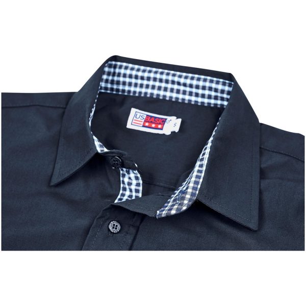 Ladies Long Sleeve Warrington Shirt - Navy - Image 6