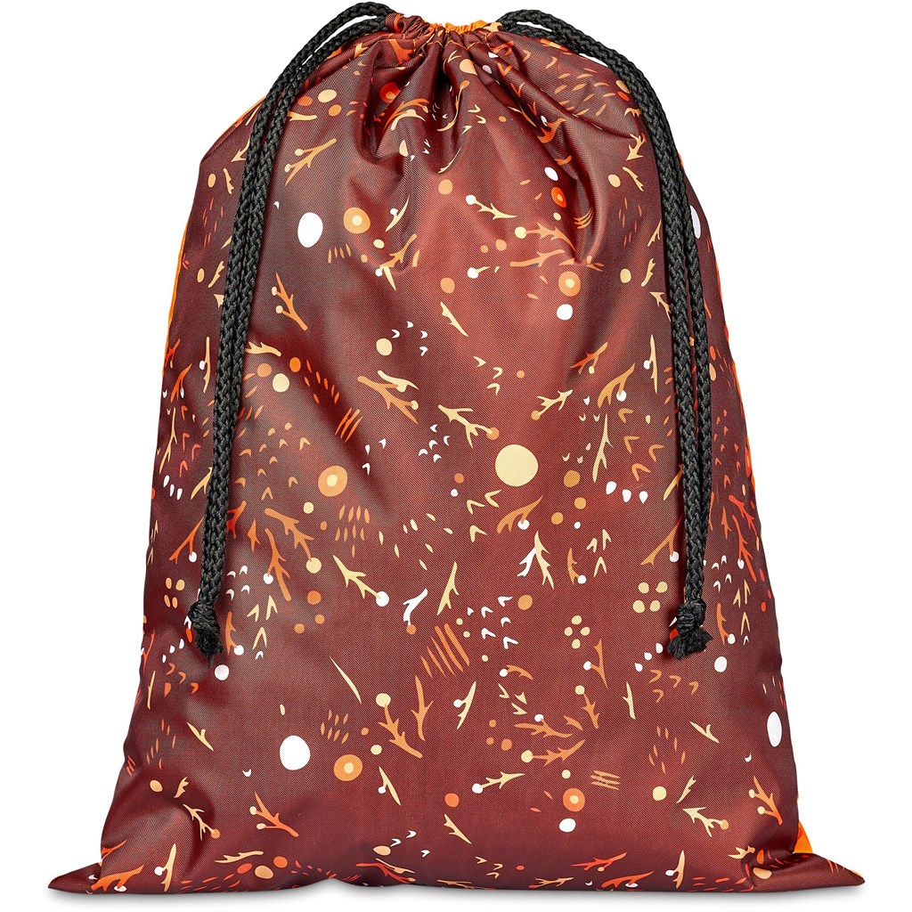 Hoppla Benguela Jumbo Polyester Drawstring Pouch - Image 6
