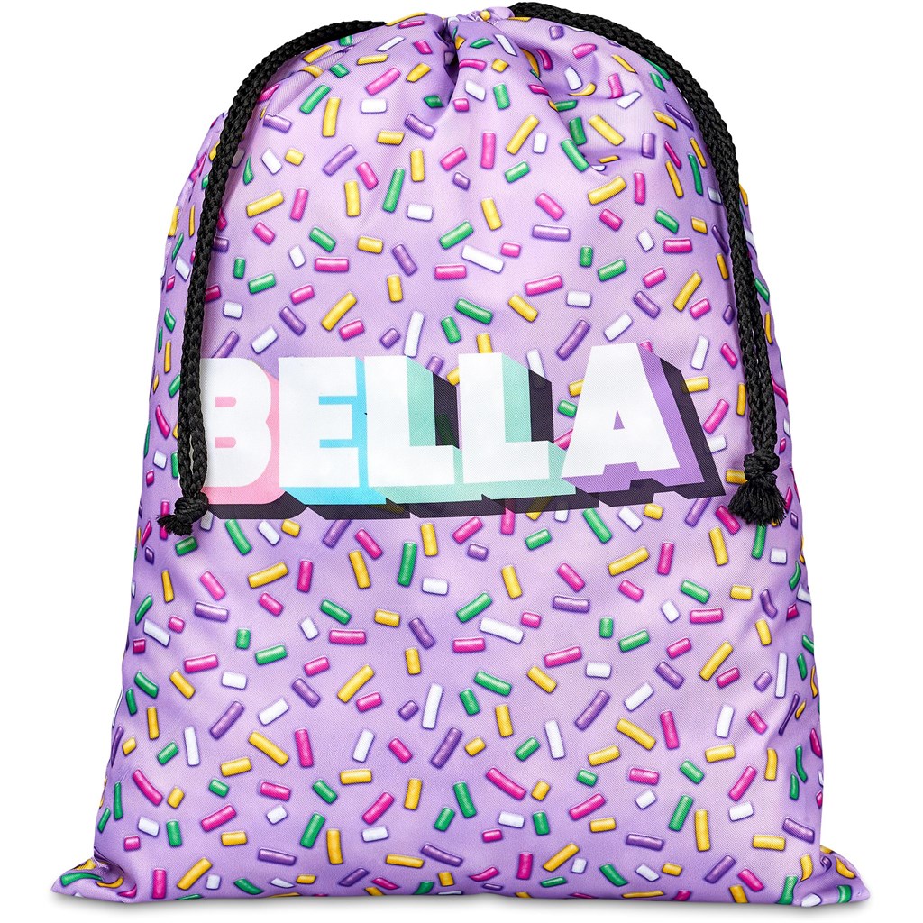 Hoppla Benguela Jumbo Polyester Drawstring Pouch - Image 2