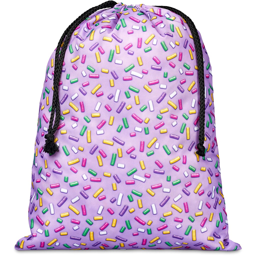Hoppla Benguela Jumbo Polyester Drawstring Pouch - Image 4