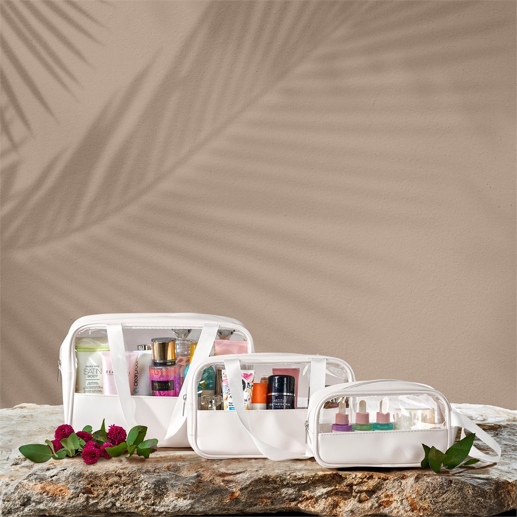 Eva & Elm Chanelle Midi Toiletry & Cosmetic Bag - Image 14