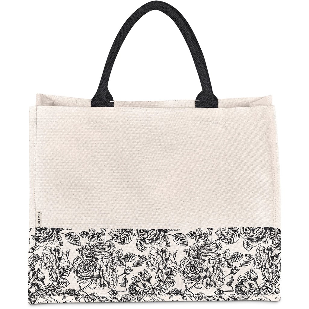 Okiyo Hana Printed Cotton Tote - Image 3