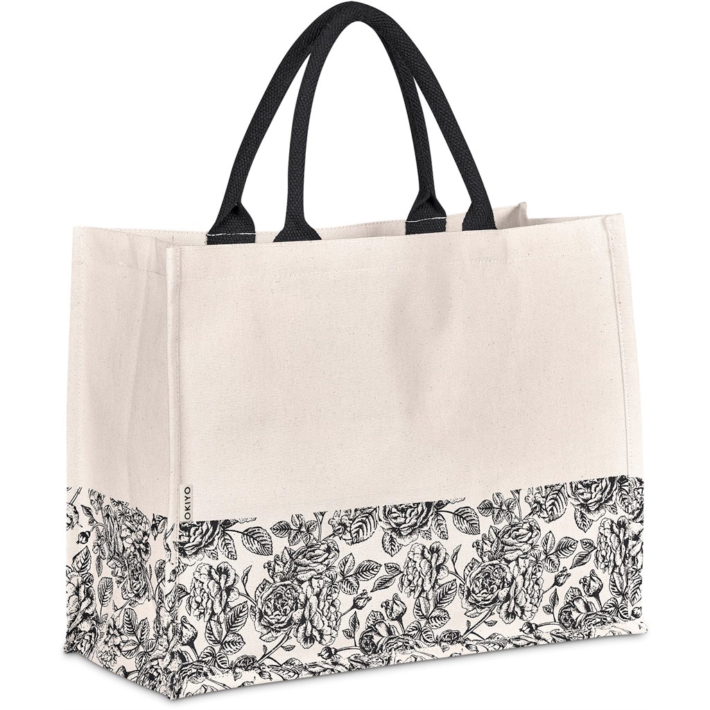 Okiyo Hana Printed Cotton Tote - Image 4