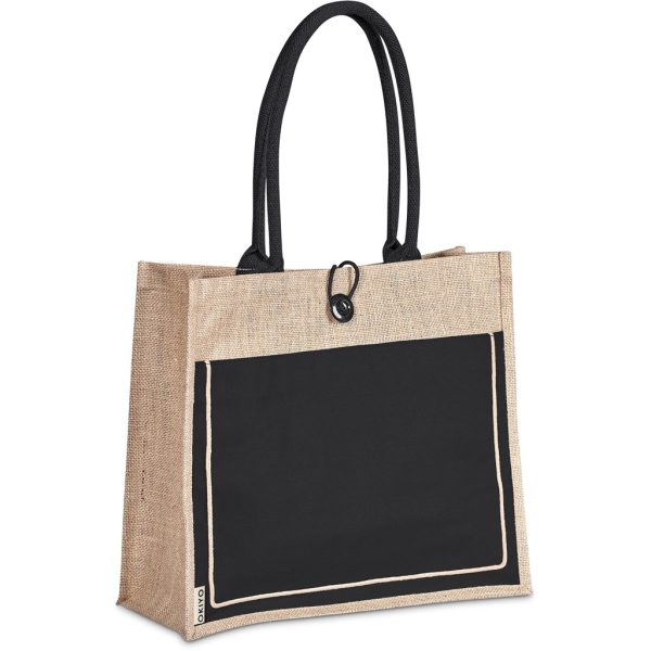 Okiyo Umi Jute & Cotton Tote - Image 4