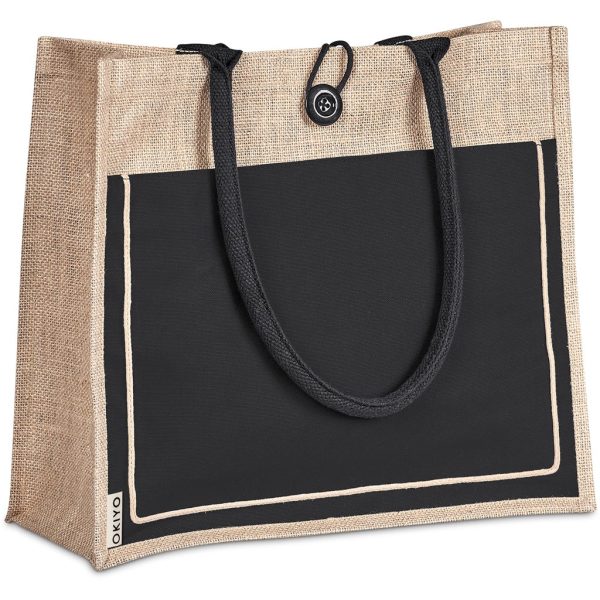 Okiyo Umi Jute & Cotton Tote - Image 3