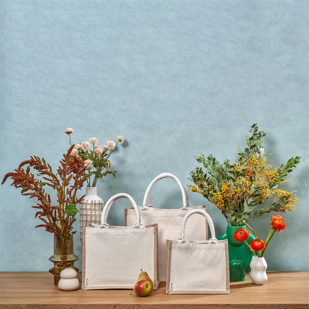 Okiyo Chinsai Maxi Jute & Cotton Tote - Image 11