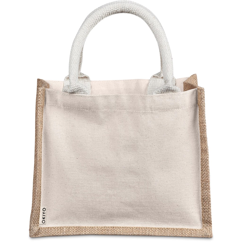 Okiyo Chinsai Mini Jute & Cotton Gift Bag - Image 12