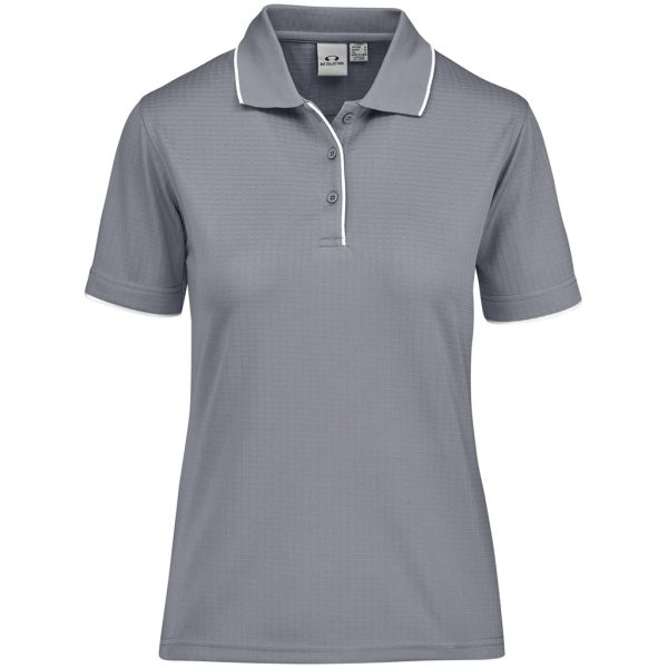 Ladies Elite Golf Shirt - Grey - Image 3