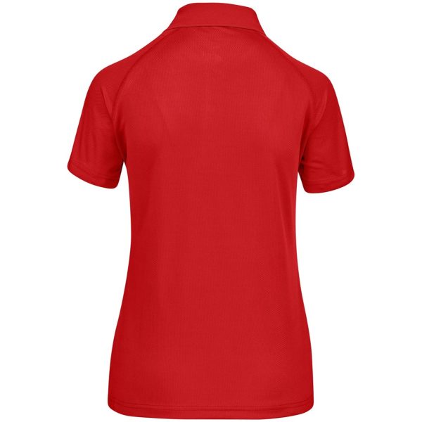 Ladies Sprint Golf Shirt - Red - Image 3