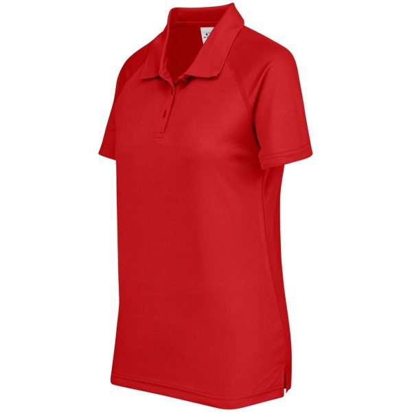 Ladies Sprint Golf Shirt - Red - Image 4