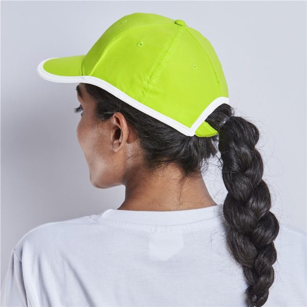New Jersey Cap - 6 Panel - Lime - Image 3