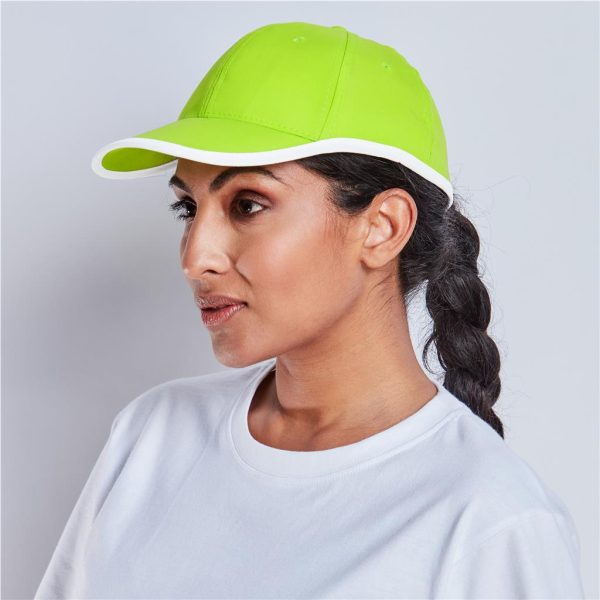 New Jersey Cap - 6 Panel - Lime - Image 2