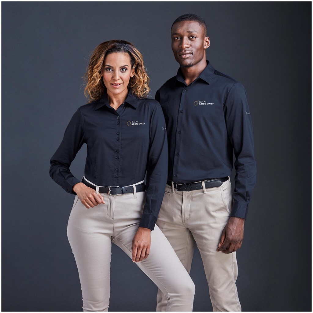 Ladies Long Sleeve Alex Varga Opus Stretch Shirt - Image 3