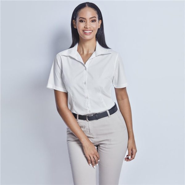Ladies Short Sleeve Sheffield Stretch Shirt - Image 2